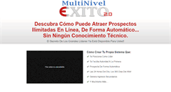 Desktop Screenshot of multinivelexito.com
