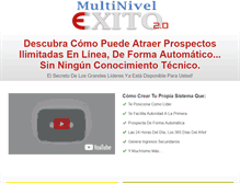 Tablet Screenshot of multinivelexito.com